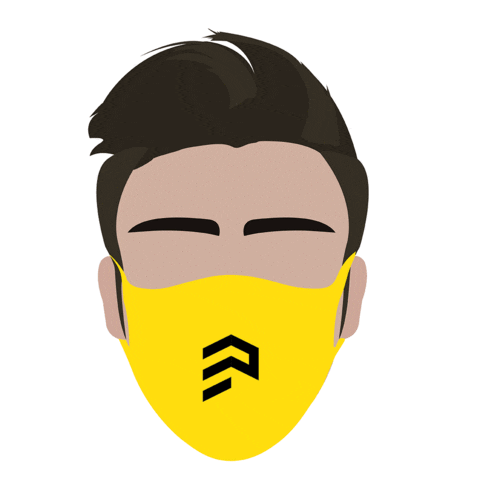 Mask Stay Home Sticker by Edoardo Perrotti