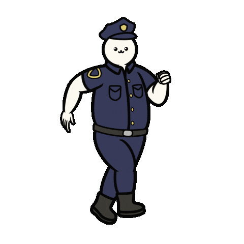 Run Running Sticker