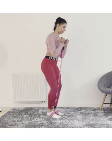 foot pedal resistance band