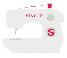 Sew Sewing Machine Sticker by Singer France