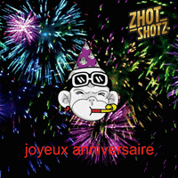 Joyeux Anniversaire GIF by Zhot Shotz