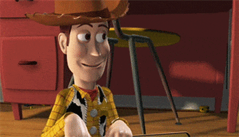 interested toy story GIF