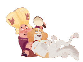 Grooming Royal Dog Sticker by Mediatoon Distribution