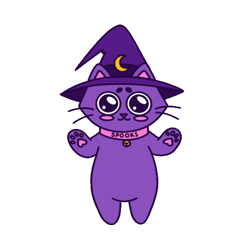 Happy Lets Go Sticker by Spooks the Cat