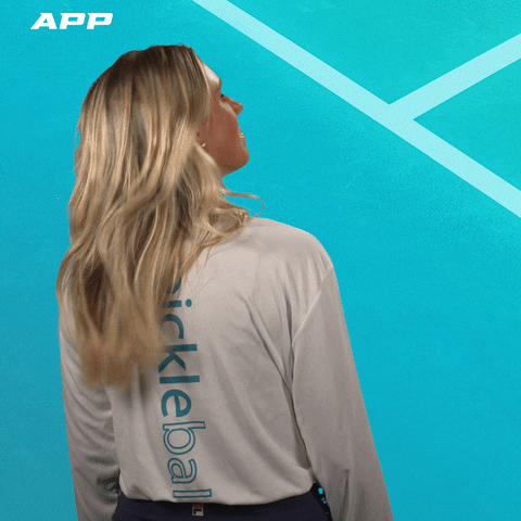 Pickleball Turn And Look GIF by APP