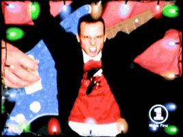 Christmas Party Smile GIF by Hardly Art