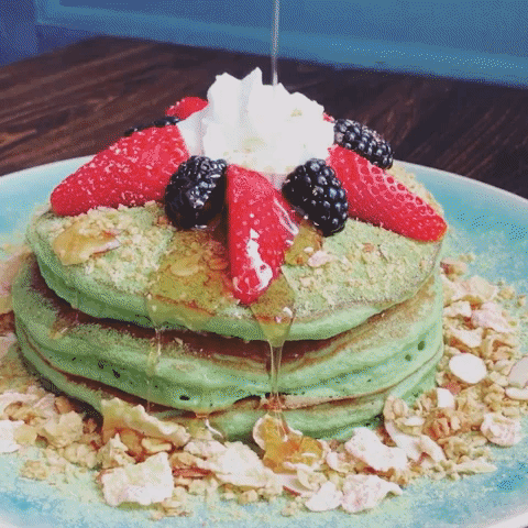Pancake Matcha GIF