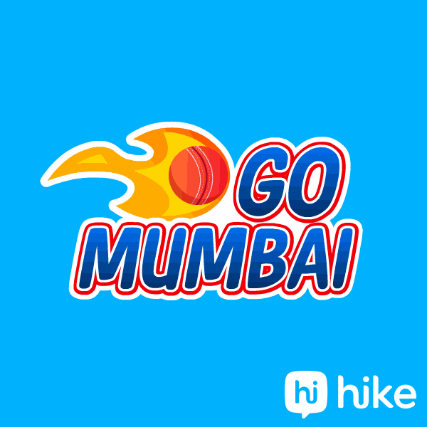 Mumbai Indians Cricket GIF by Hike Sticker Chat