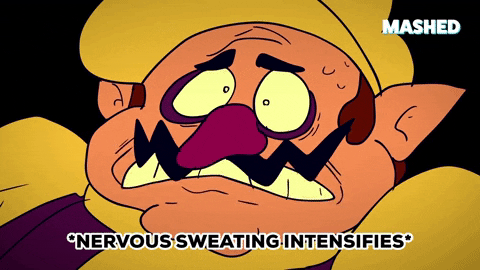 Nervous Animation GIF by Mashed - Find & Share on GIPHY