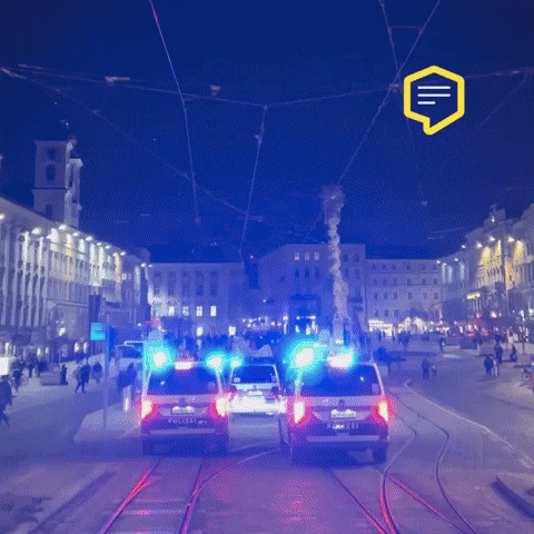 Police Protest GIF by Linz News