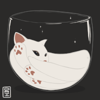 liquid cat GIF