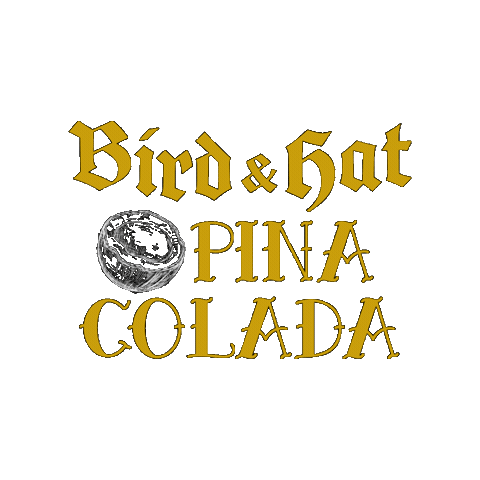 Pina Colada Sticker by The Bird & Hat