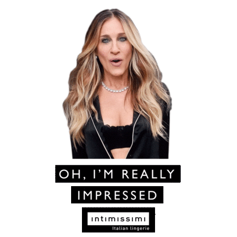 Excited Wow Sticker by Intimissimi