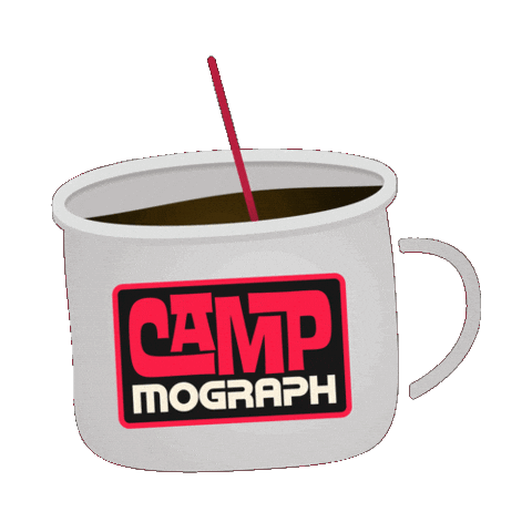 Camp Sticker by Mograph