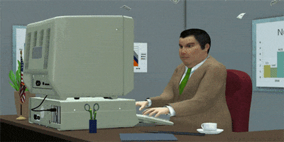 money computer thumbs up working make it rain
