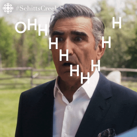 When You Realize Schitts Creek GIF by CBC - Find & Share on GIPHY