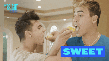 let's eat cupcake by Dobre Brothers Bright Fight GIF Library
