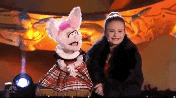 christmas in rockefeller 2018 ventriloquist GIF by NBC
