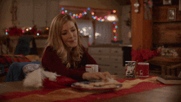 happy christmas cookies GIF by Hallmark Channel
