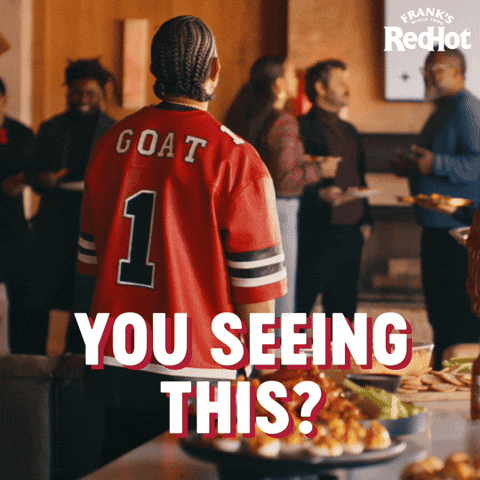 You Seeing This Super Bowl GIF by franksredhot