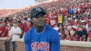 College Football Eyes GIF by SMU Football