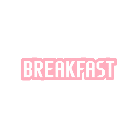 Breakfast Eating Sticker