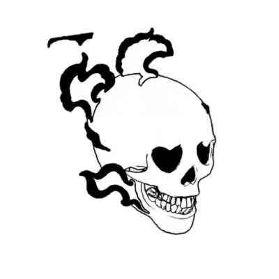 rock skull Sticker by Sony Music Colombia