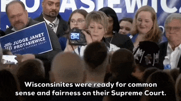 Wisconsin Supreme Court GIF by GIPHY News