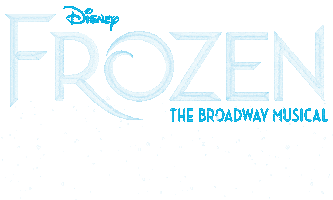 frozen snow Sticker by Disney On Broadway