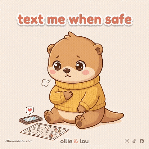 Check In Thinking Of You GIF by Ollie & Lou