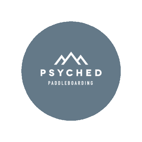 Psyched Paddleboarding Sticker