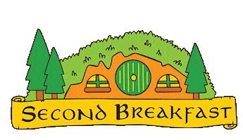 The Hobbit Secondbreakfast Sticker