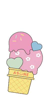 Ice Icecream Sticker by ASUNE