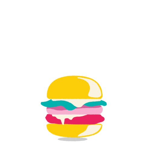 Time Burger Sticker