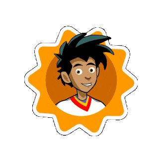 Ben And Moby Sticker by BrainPOP