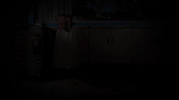 Scary Room Halloween Animated Scene GIF