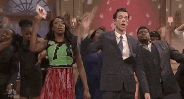 john mulaney dance GIF by Saturday Night Live