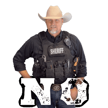 No Yes Sticker Sticker by Pinal County Sheriff's Office