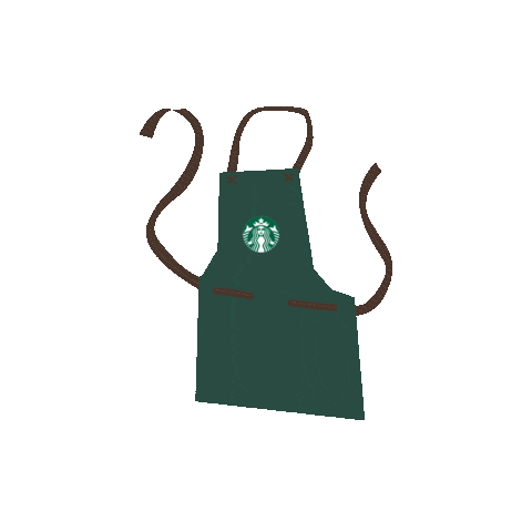 Apron Sticker by Starbucks Brasil