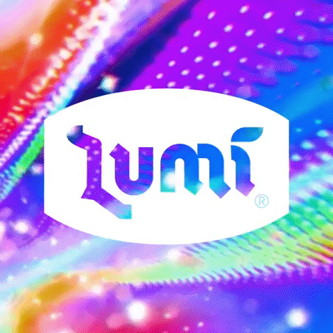 logo rainbow GIF by Lumi