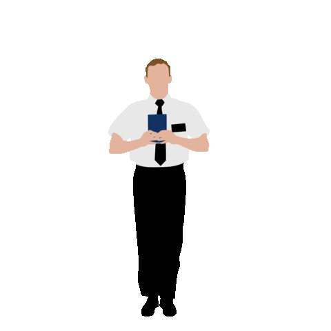 Andrew Rannells Hello Sticker by The Book of Mormon for iOS & Android ...