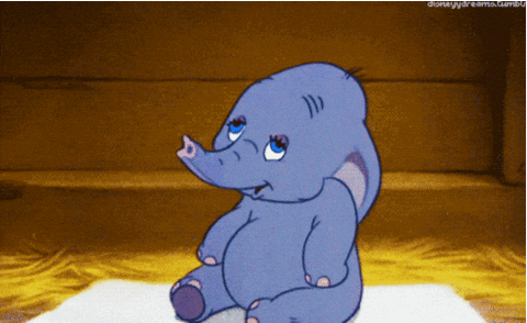  disney cute ears dumbo sneeze GIF