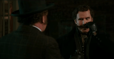 Mustache Reveal GIF by Holmes & Watson