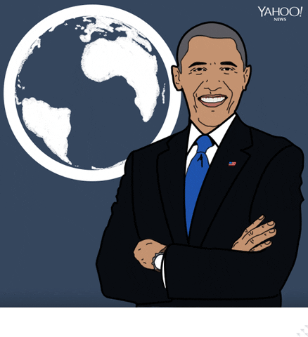 President Obama Portland GIF by Imma Almourzaeva