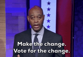 Vote For Change GIF by GIPHY News