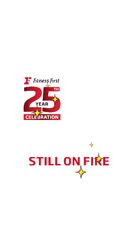 25Yearfitnessfirst Sticker by Fitness First Thailand