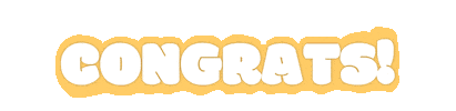 Flowers Congrats Sticker
