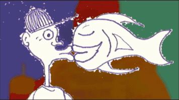 Fish Kiss GIF by tylaum