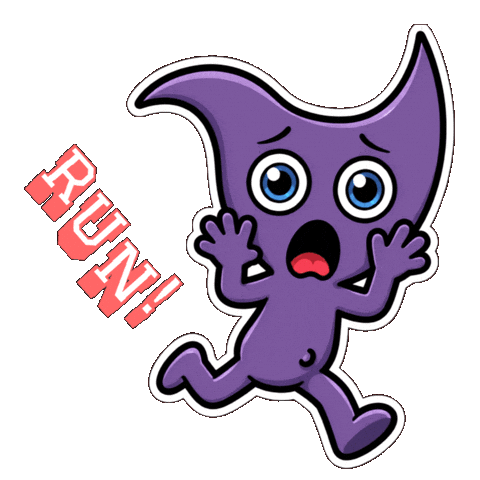 Run Running Sticker by CwaZyVerse