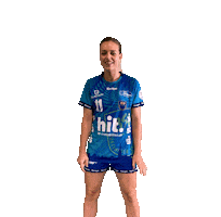 Celebration Handball Sticker by Handball-Marketing Buxtehude